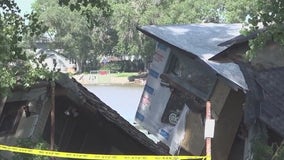 Sinkholes form after widespread flooding in Midwest