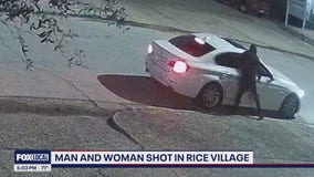 Caught on camera: Woman and man shot and robbed in hair salon parking lot