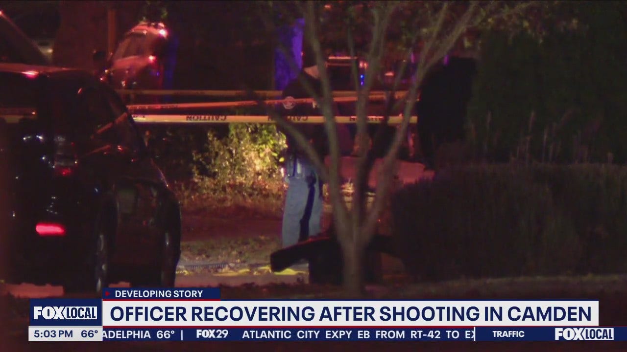 Officer recovering after shooting in Camden