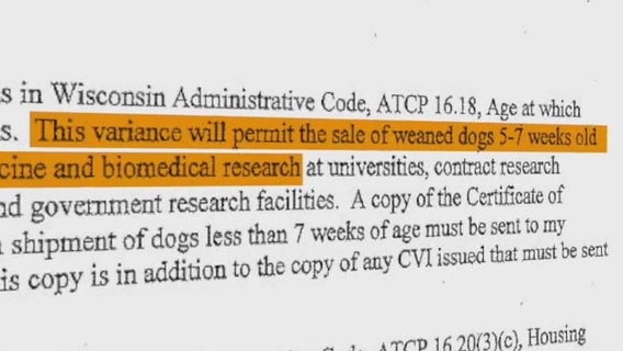 Wisconsin rescinds exception for puppy sales