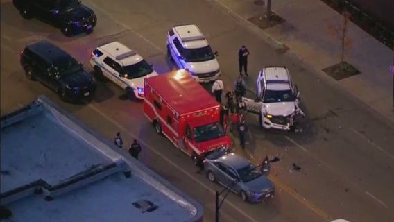 Stolen ambulance chase ends in crash