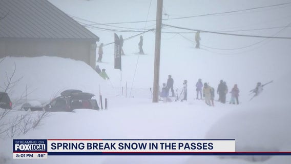 WSU students face 12-18 inches of snow driving back from spring break