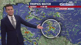 Two tropical waves being monitored in the Atlantic