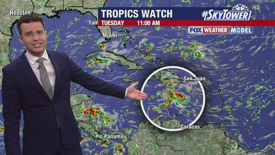 Two tropical waves being monitored in the Atlantic