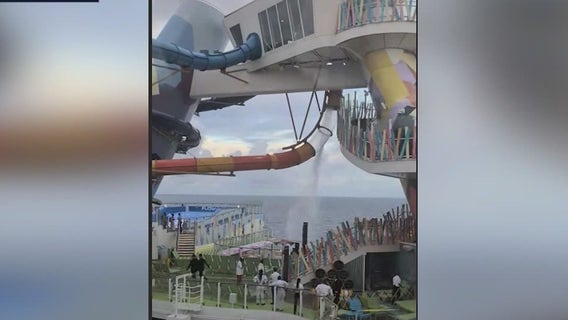 VIDEO: Royal Caribbean water slide panel breaks, injuring cruise ship passenger, officials say