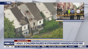 Woman, 3 children hurt in Philadelphia rowhome fire