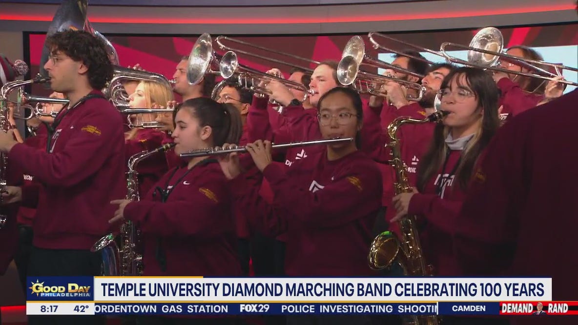 Temple University's Diamond Marching Band celebrates 100 years