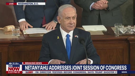 'America and Israel must stand together': Netanyahu gives fiery speech to Congress