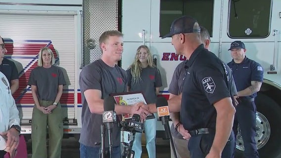 AZ man honored for saving his father with CPR