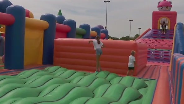 Inflatable park experience opens outside the Mall of America