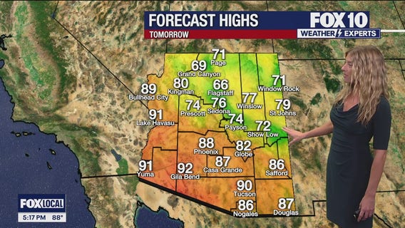 Arizona weather forecast: Warmer weekend in store for the Valley