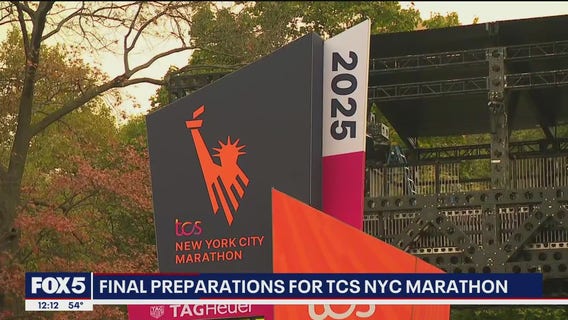 Final preparations for TCS NYC Marathon