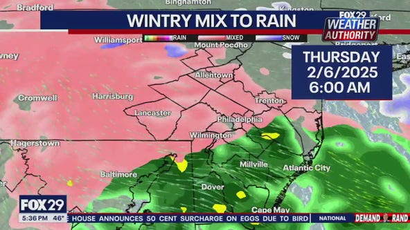 Weather Authority: 5 p.m. Tuesday forecast