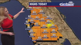 Tampa weather: Partly cloudy Sunday night