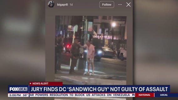 DC 'sandwich thrower' found not guilty of assaulting CBP officer with sub