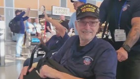 94th honor flight at Austin airport