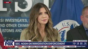 Noem speaks on immigration enforcement in Minneapolis