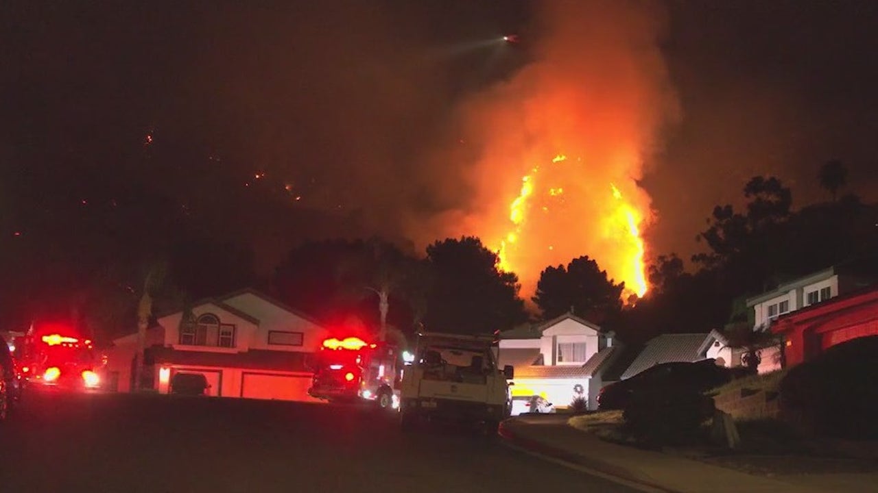 Macy Fire in Lake Elsinore forces evacuations