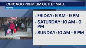 Chicago Premium Outlet Mall posts Thanksgiving weekend hours