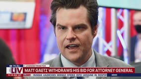 Matt Gaetz withdraws from attorney general consideration