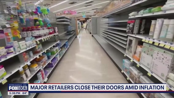 Major retailers closing doors amid inflation, lower consumer demand