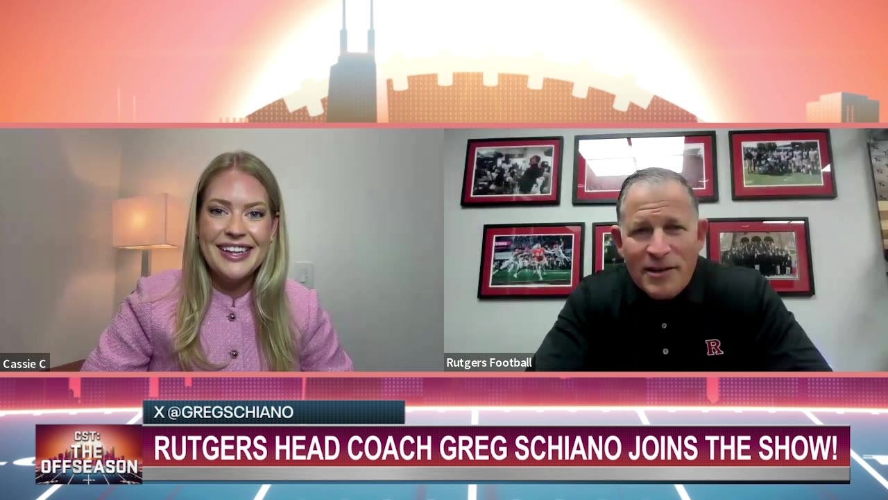 'Monangai will run you over:' Rutgers HC Schiano discusses Bears rookie | The Offseason