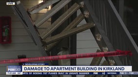 Apartment damaged in Kirkland