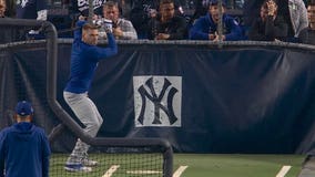 Dodgers batting practice World Series Game 5