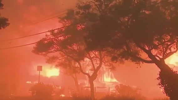 Houston woman says her mother's grave was destroyed in California fires