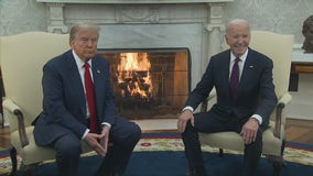 'It's a nice world today': Biden, Trump meet at White House to begin transition