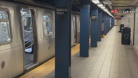 Tourists pushed onto NYC subway tracks