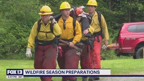 Firefighters in western WA train for potential 'above average' wildfire season