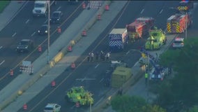 OB Edens Expressway closed in Skokie due to crash