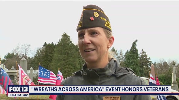 Seattle veterans honor fallen soldiers during 'Wreaths Across America' event