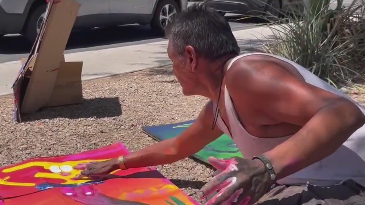 Arizona man uses his artwork to change his life