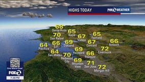 Dry and mild Tuesday