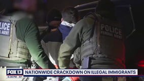 Nationwide crackdown on illegal immigrants latest