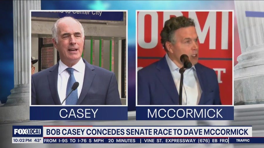 Bob Casey concedes PA Senate race to Dace McCormick