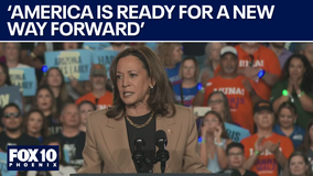 'Time to turn the page': VP Harris rallies in AZ