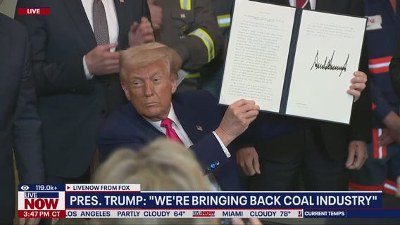 Trump hopes to boost coal industry with executive order