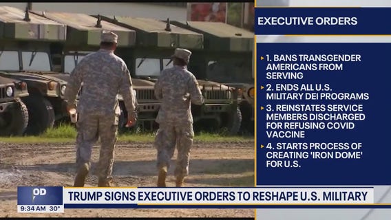 Trump's executive order bans transgender Americans from serving in US military