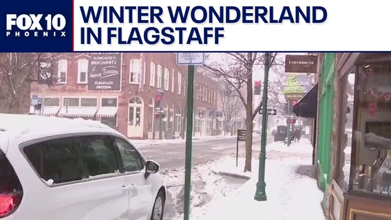Flagstaff hit by season's largest winter storm