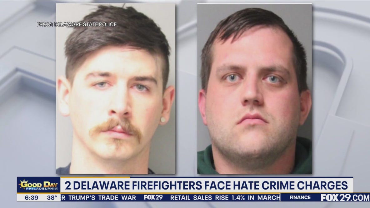 2 Delaware firefighter face hate crime charges