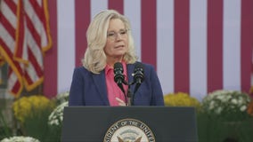 Liz Cheney campaigns with Kamala Harris in WI