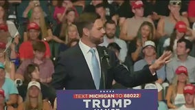 Trump holds first rally with JD Vance in Michigan