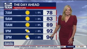 Monday morning forecast