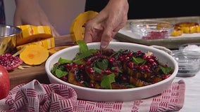 Be the envy of Thanksgiving dinner with this pomegranate-glazed acorn squash