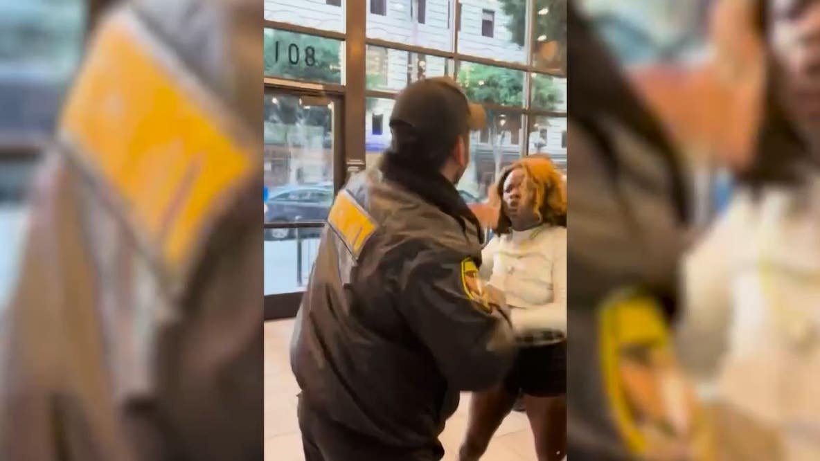 Viral video shows security guard slapping woman at LA Taco Bell Cantina