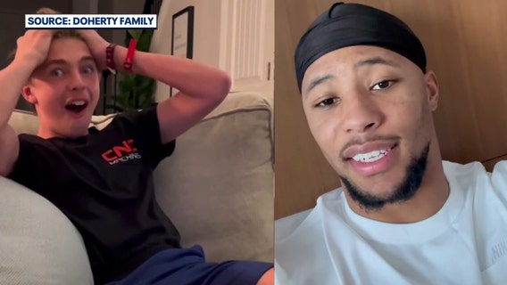 Eagles star player Saquon Barkley sends Florida boy to Super Bowl after devastating flag football injury