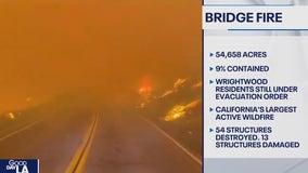 Bridge Fire leaves 54 structures destroyed